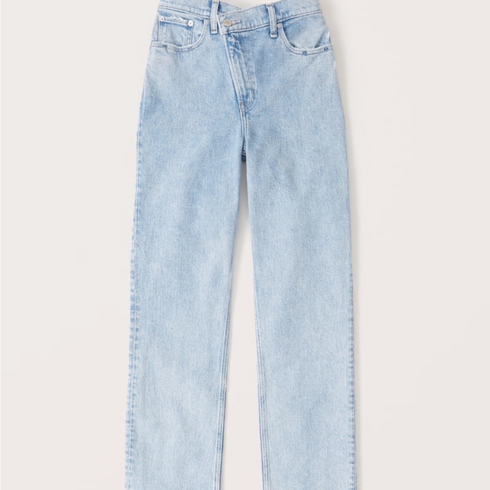 Abercrombie and Fitch Ultra High Rise 90s Straight Jean the Dad size 35 long